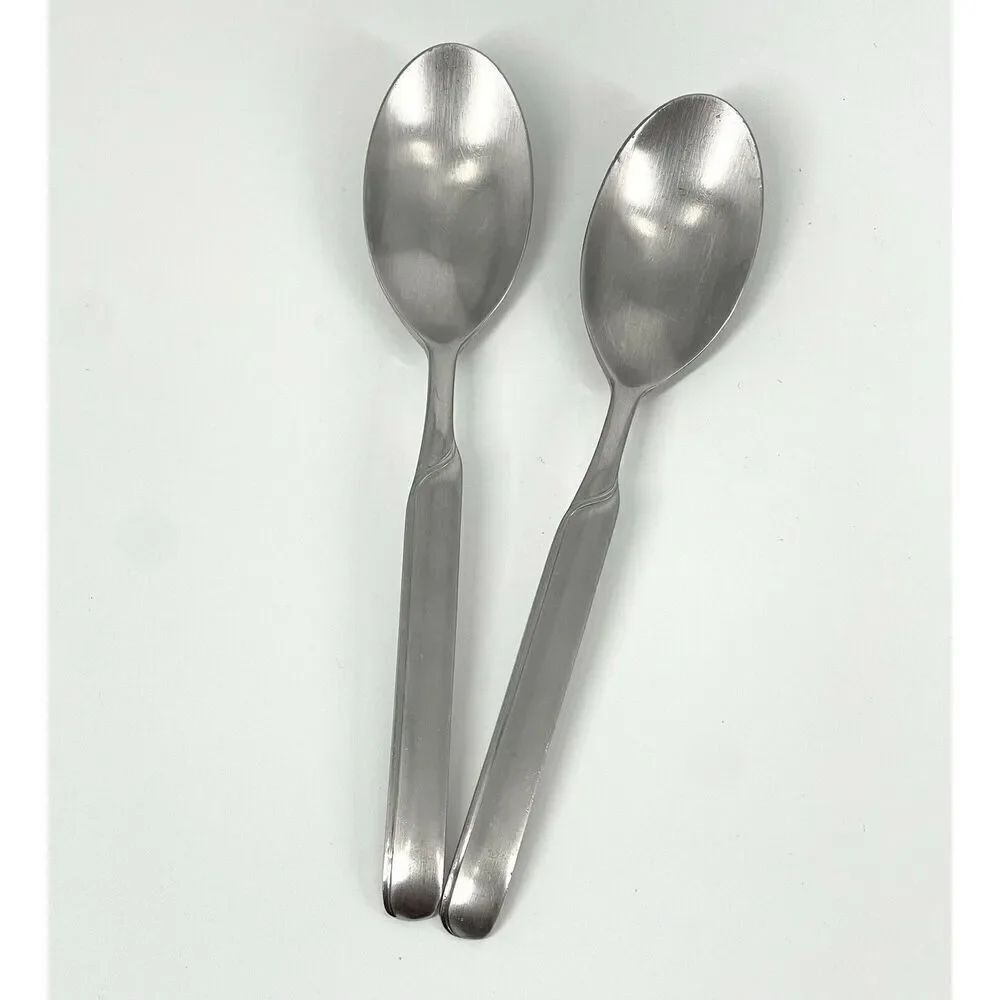 J A Henckels Zwilling Synergy Stainless Dinner Oval Soup Spoons 7 5/8” Set Of 2